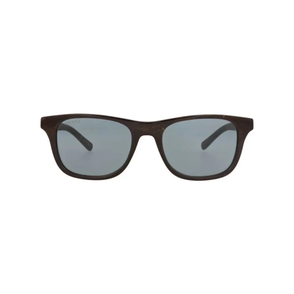 Gucci Square-Frame Recycled Acetate Sunglasses Brown Mens